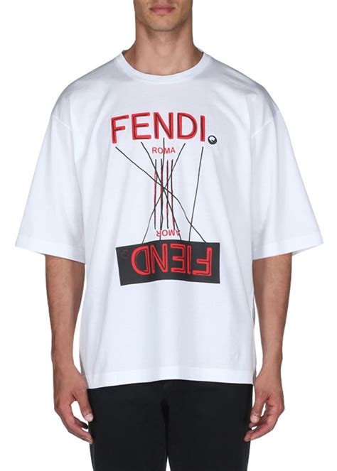 fendi monster t shirt men|fendi fiend t shirt.